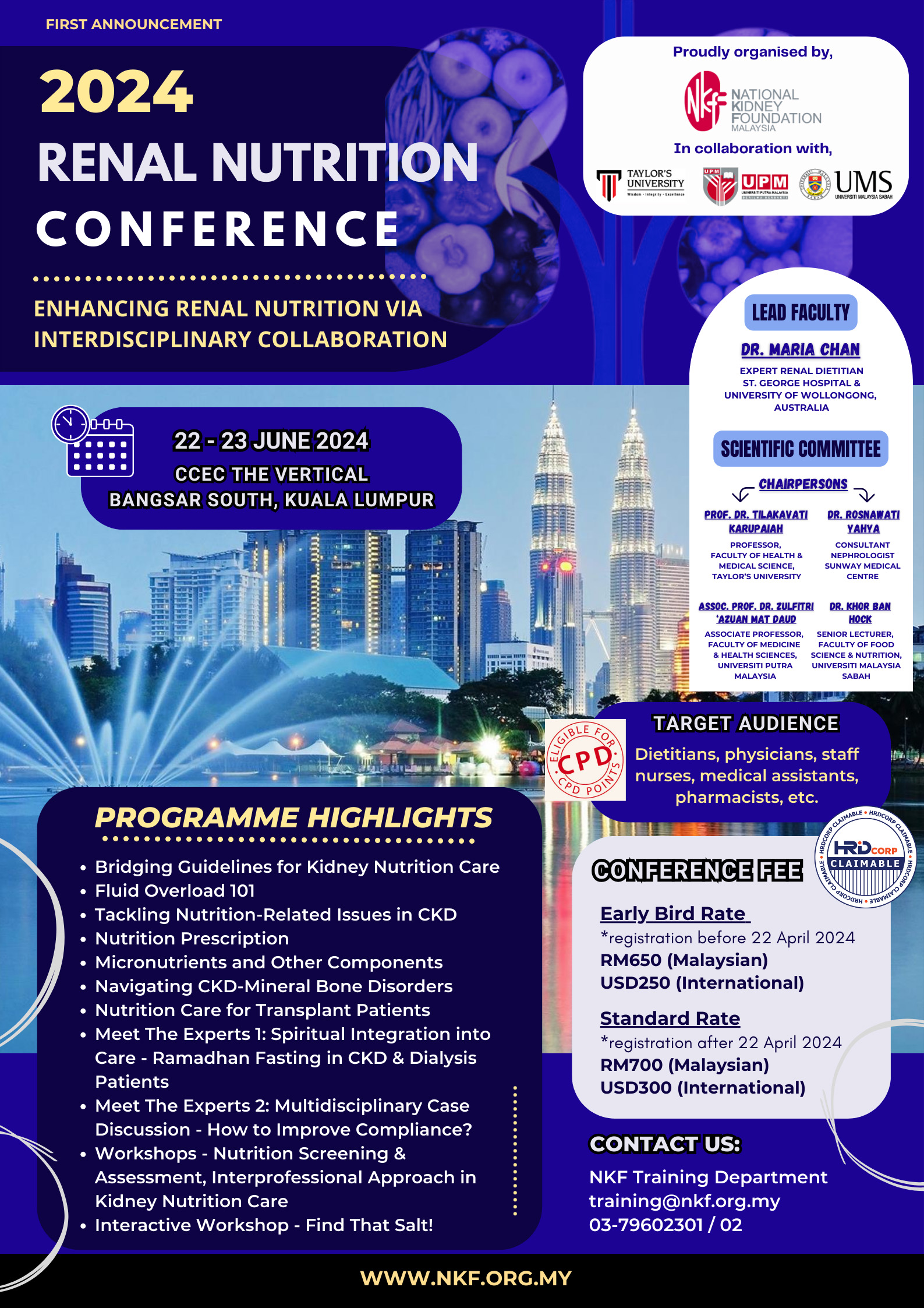 Renal Nutrition Conference National Kidney Foundation Malaysia